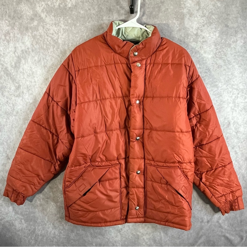 Vintage 70s JC Penney Towncraft Puffer Jacket Mens M Quilted **See Description**